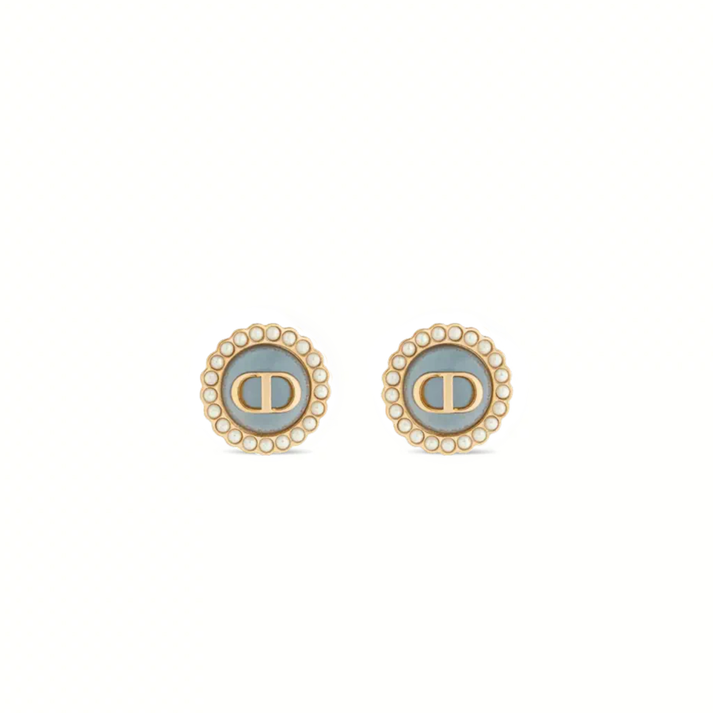 DIOR PETIT CD BAROQUE EARRINGS E3237WOMVE_D73B